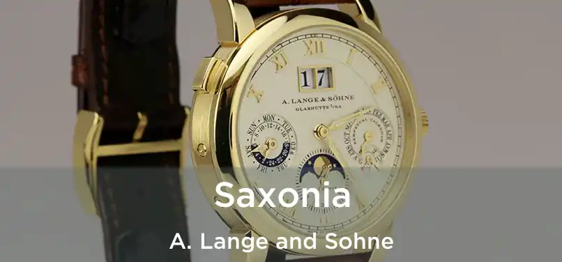  Saxonia A. Lange and Sohne