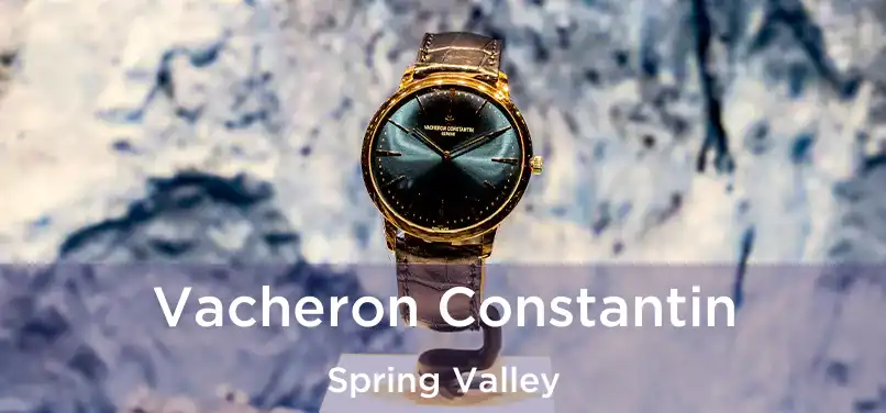  Vacheron Constantin Spring Valley
