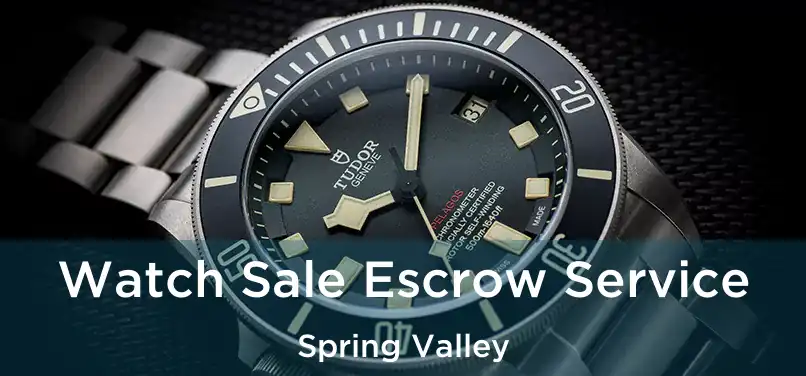  Watch Sale Escrow Service Spring Valley